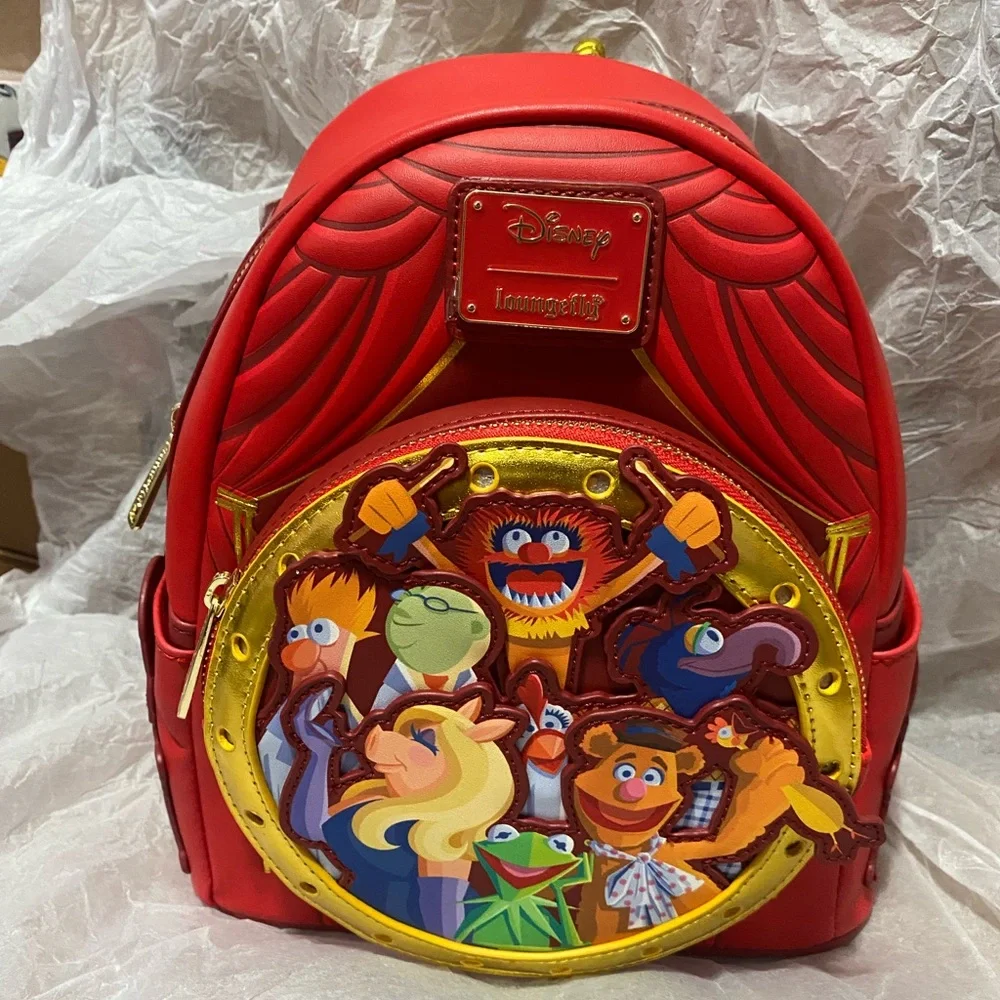 LOUNGEFLY DISNEY THE MUPPETS GROUP MINI BACKPACK LIGHT UP